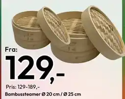 Gigaboks Bambussteamer Ø 20 cm / Ø 25 cm tilbud