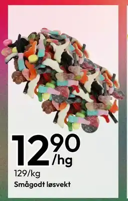 Gigaboks Smågodt løsvekt, NOK 12.9 tilbud