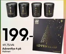 Gigaboks Adventlys 4 pk, NOK 199 tilbud