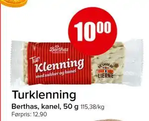 Spar Turklenning, NOK 10 tilbud