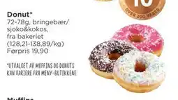 Meny Donut, NOK 10 tilbud