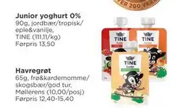 Meny Junior yoghurt 0%, NOK 10 tilbud