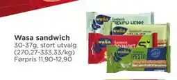 Meny Wasa sandwich, NOK 10 tilbud