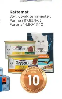 Meny Kattemat, NOK 10 tilbud