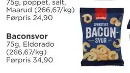 Meny Baconsvor, NOK 20 tilbud