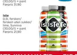 Meny Iste, NOK 15 tilbud