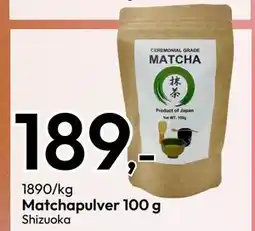 Gigaboks Matchapulver 100 g, NOK 189 tilbud