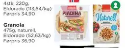 Meny Granola, NOK 25 tilbud
