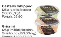Meny Castello whipped, NOK 20 tilbud