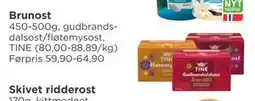 Meny Brunost, NOK 40 tilbud