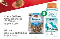 Meny Norsk fjellbrød, NOK 20 tilbud