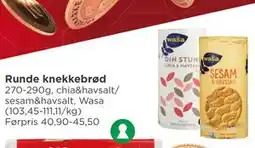 Meny Runde knekkebrød, NOK 30 tilbud