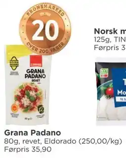 Meny Grana Padano, NOK 20 tilbud