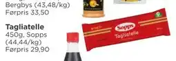 Meny Tagliatelle, NOK 20 tilbud
