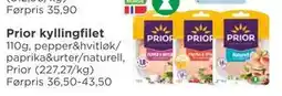 Meny Prior kyllingfilet, NOK 25 tilbud