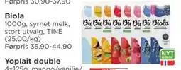 Meny Biola, NOK 25 tilbud