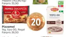 Meny Pizzamel, NOK 20 tilbud