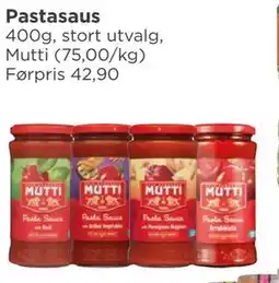 Meny Pastasaus, NOK 30 tilbud