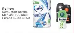 Meny Roll-on, NOK 30 tilbud