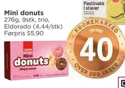 Meny Mini donuts, NOK 40 tilbud