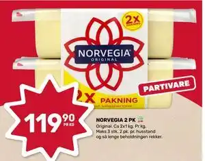 NORVEGIA 2 PK, NOK 119.9