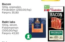 Meny Bacon, NOK 30 tilbud