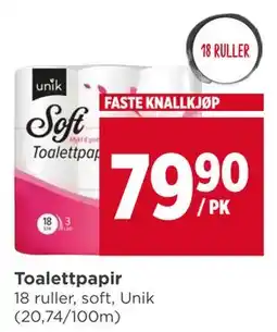Meny Toalettpapir, NOK 79.9 tilbud