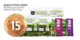Meny Grønn & Frisk salater, NOK 15 tilbud