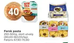 Meny Fersk pasta, NOK 40 tilbud