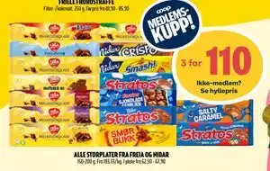 ALLE STORPLATER FRA FREIA OG NIDAR, Medlemspris