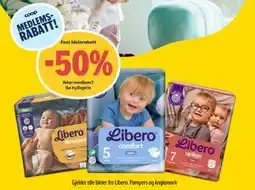 Coop Prix Alle bleier fra Libero, Pampers og Änglamark tilbud