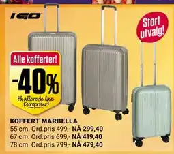 Europris KOFFERT MARBELLA tilbud