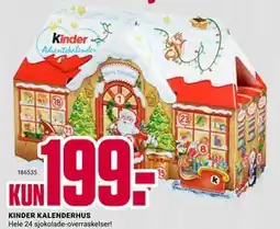 Europris KINDER KALENDERHUS, NOK 199 tilbud