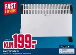 Europris KONVEKTOROVN, NOK 199 tilbud