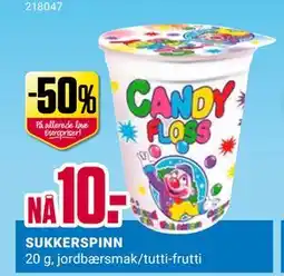Europris SUKKERSPINN, NOK 10 tilbud