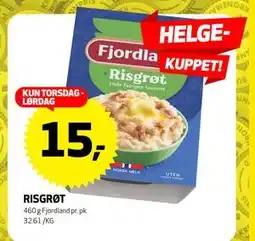 Bunnpris RISGRØT, NOK 15 tilbud