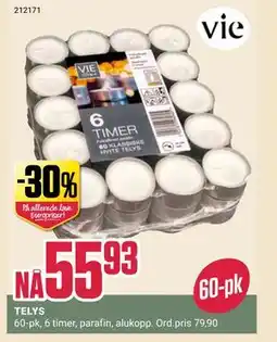 Europris TELYS, NOK 55.93 tilbud