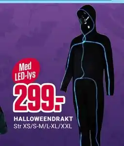 Europris HALLOWEENDRAKT, NOK 299 tilbud