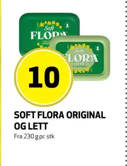 Bunnpris SOFT FLORA ORIGINAL OG LETT, NOK 10 tilbud