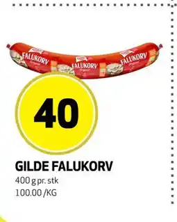 Bunnpris GILDE FALUKORV, NOK 40 tilbud