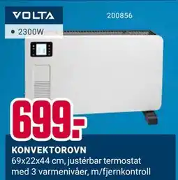 Europris KONVEKTOROVN, NOK 699 tilbud