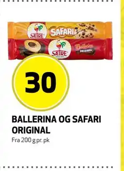 Bunnpris BALLERINA OG SAFARI ORIGINAL, NOK 30 tilbud