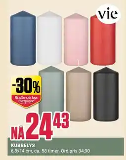 Europris KUBBELYS, NOK 24.43 tilbud