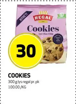 Bunnpris COOKIES, NOK 30 tilbud