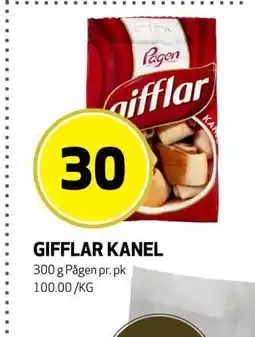Bunnpris GIFFLAR KANEL, NOK 30 tilbud