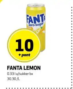 Bunnpris FANTA LEMON, NOK 10 tilbud