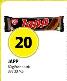 Bunnpris JAPP, NOK 20 tilbud