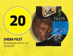 Bunnpris SHEBA FILET, NOK 20 tilbud