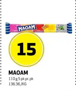 Bunnpris MAOAM, NOK 15 tilbud