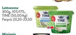 Jacobs Lettrømme, NOK 15 tilbud